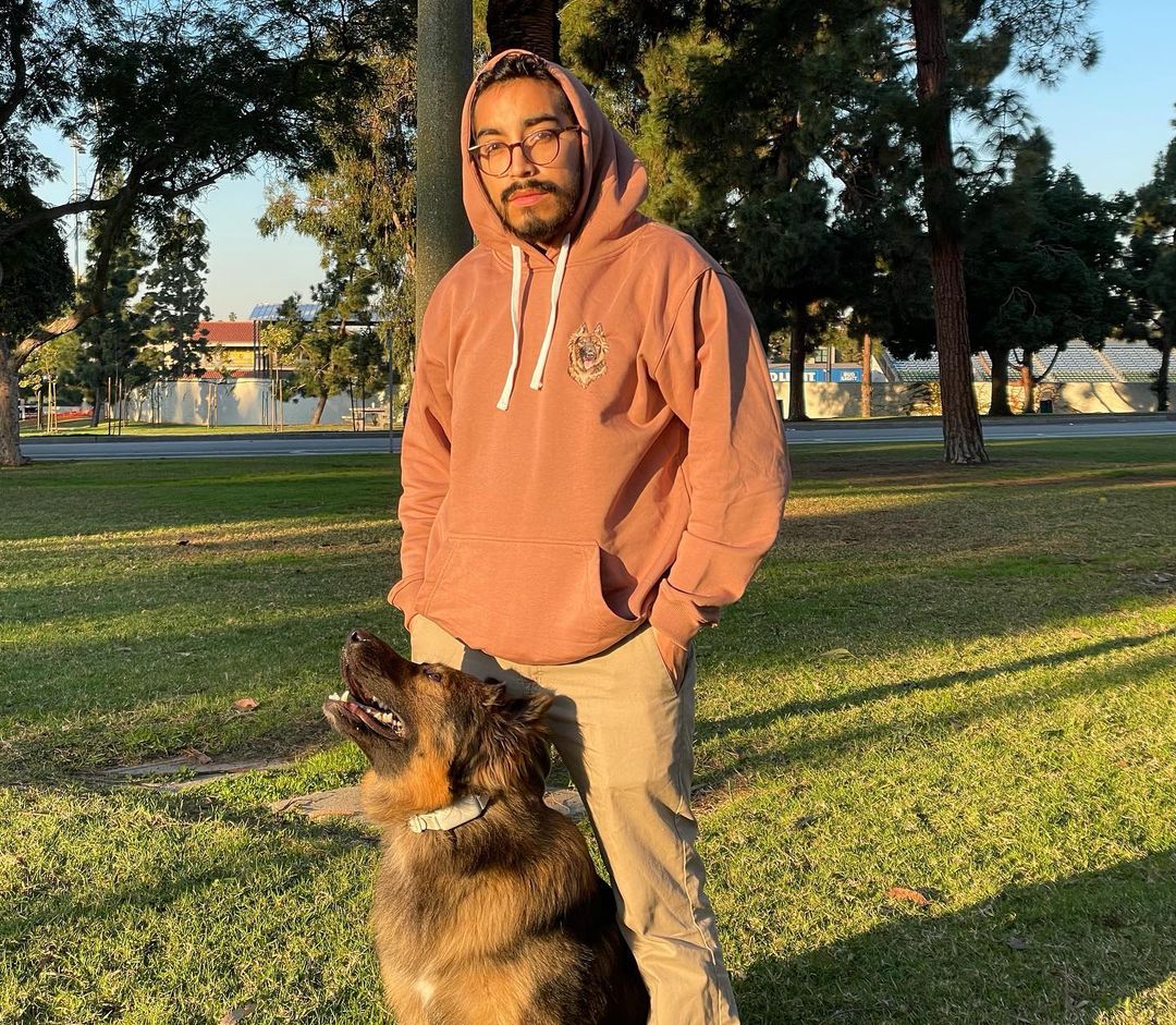 Hand Embroidered Pet Portrait Hoodie