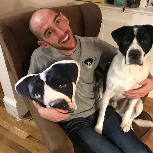 Hand Embroidered Pet Portrait T-shirt